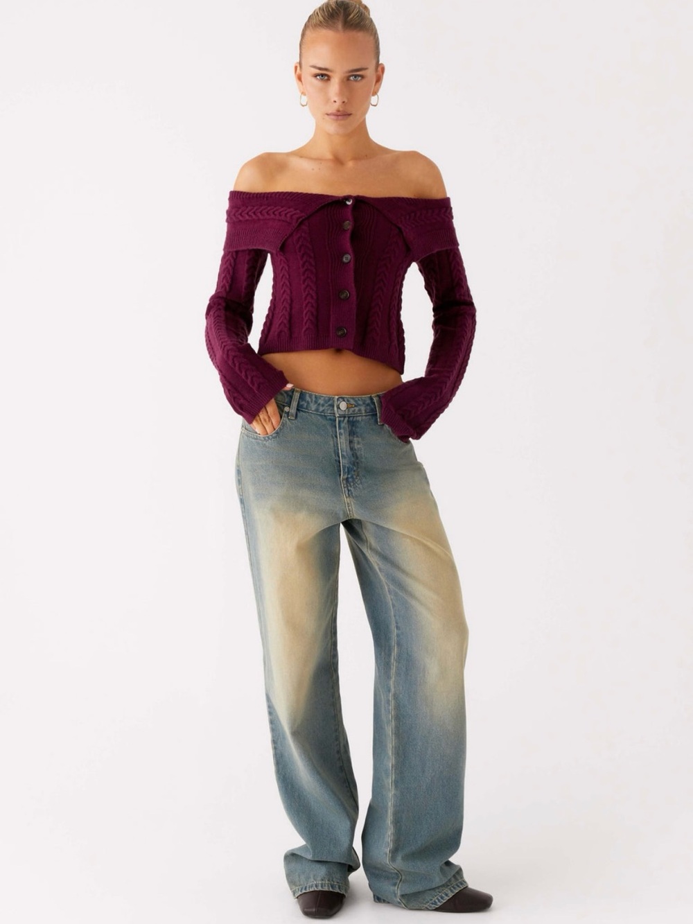 NWT Peppermayo San Diego Straight Leg Denim Jeans US 4